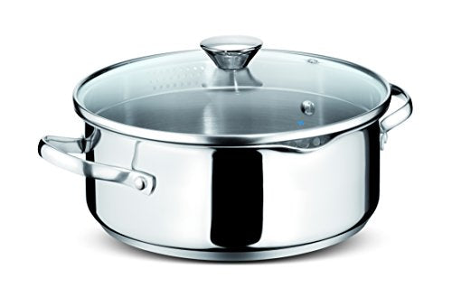 Lagostina Smart Set di Pentole Induzione, Gas e Forno in Acciaio Inox 18/10, 9 Pezzi, Fondo Lagoseal Plus Triplo Strato, Batteria di Pentole con 4 Casseruole, Pentola 2 Maniglie, 4 Coperchi