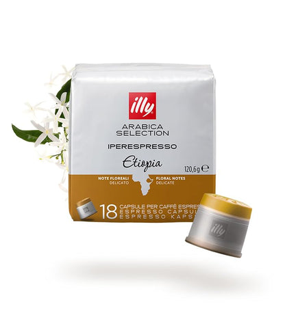ILLY 108 Caffè in Capsule Iperespresso | Selezione Monoarabica Monorigine | 6 Confezioni Assortitie : Brasile, Etiopia, India, Guatemala, Nicaragua, Costa Rica