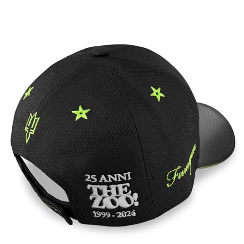 Carpe Diem Shop FUMAGAZZI | Berretto Cappello con Visiera Combo “SquadraCorse” NeroVerde CopriCapo celebrativo per i 25 anni de Lo Zoo
