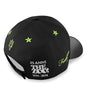 Carpe Diem Shop FUMAGAZZI | Berretto Cappello con Visiera Combo “SquadraCorse” NeroVerde CopriCapo celebrativo per i 25 anni de Lo Zoo