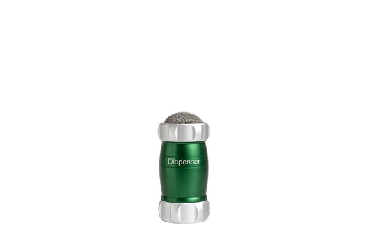 Marcato Spargi Zucchero a Velo, Settaccio da Cucina, Spargicacao in Polvere, anche per Farina e Spezie, in Alluminio, Made in Italy. Modello: Dispenser, Verde