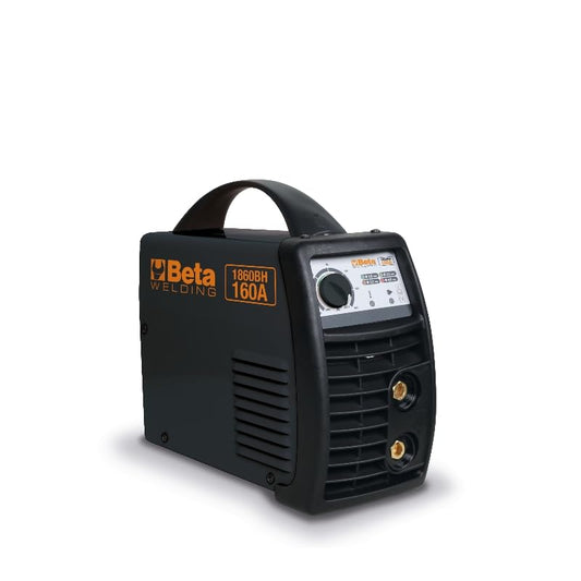Beta 1860BH/160A - Saldatrice a inverter per saldature MMA con elettrodi rutili, basici e inox, Uscita a corrente continua (DC), funzioni arcforce, hot-start, antisticking, Protezione termostatica