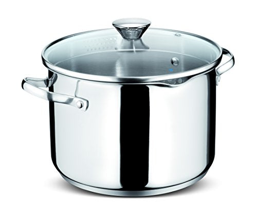 Lagostina Smart Set di Pentole Induzione, Gas e Forno in Acciaio Inox 18/10, 9 Pezzi, Fondo Lagoseal Plus Triplo Strato, Batteria di Pentole con 4 Casseruole, Pentola 2 Maniglie, 4 Coperchi