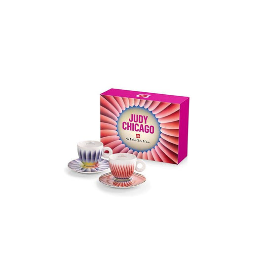 illy ART COLLECTION 24624 Judy Chicago 2 Tazze da Espresso Numerate e Firmate