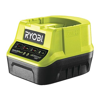Ryobi RC18120-150 Kit Ryobi con Caricabatterie e 1 Batteria da5.0Ah al Litio 18V ONE+, con 4 Indicatori di Stato di Carica, Grande Autonomia