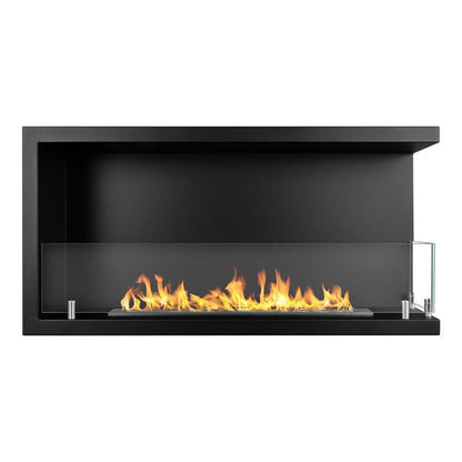 Divina Fire Camino a bioetanolo da Incasso ad Angolo biocamino angolare 90x45 SUTRI 90 DX