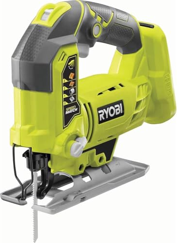 RYOBI RCK183I-242S Set di Attrezzi a Batteria 18V | Trapano R18PD3, Seghetto Alternativo e Smerigliatrice Angolare +2 batterie e Borsone Portattrezzi