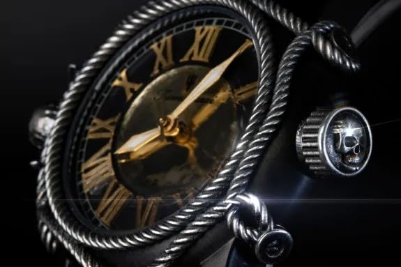 Generico FU195 Orologio da Polso Fumagazzi - Pendaglio da Forca, ø 43 mm, Cinturino Artigianale in Vera Pelle, Movimento Automatico, Water Resistant