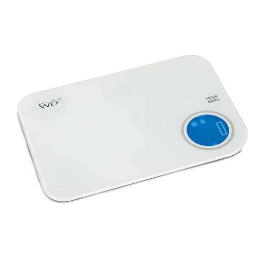 WDLifestyle Linea Tokyo Bilancia Digitale Ultra Slim, Bianco, 16x23x2 cm