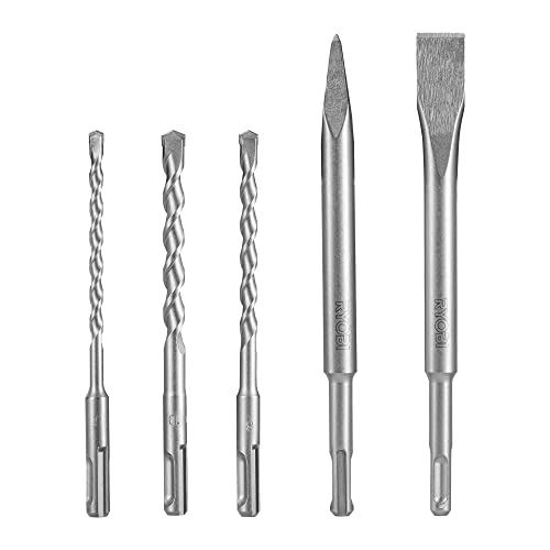 Ryobi RAKSP05 SDS+ Punte e Scalpello (5 Pezzi)