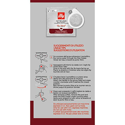 illy Caffè in Cialde ESE Monodose, Tostato Intenso, 1 Confezione da 18 Cialde