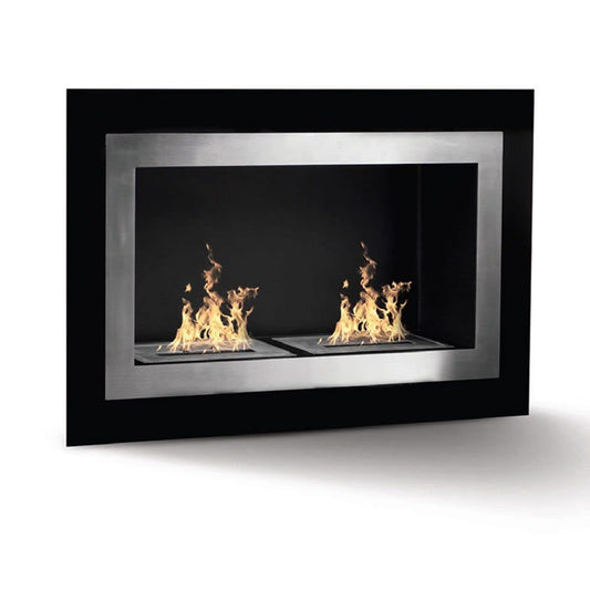 Divina Fire Camino a bioetanolo biocamino da Parete Incasso Pechino L90 x H55 x P17