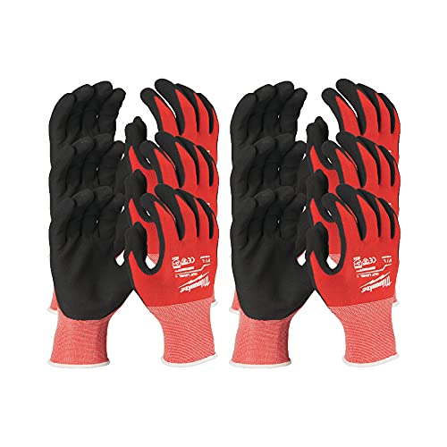 Milwaukee 4932471615 12 Guanti Antitaglio Livello 1 - L, 9-12Uds
