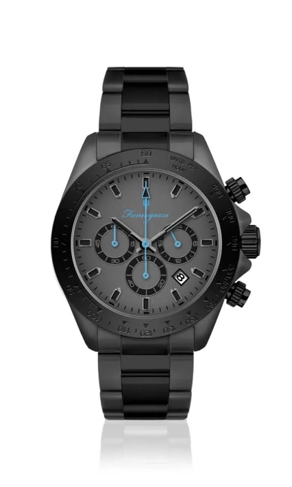Generico FU074 Orologio da Polso Fumagazzi - Darth Taaak, ø 39 mm, Cinturino Acciaio Solido Spazzolato, Movimento Cronografo, Water Resistant 5 atm
