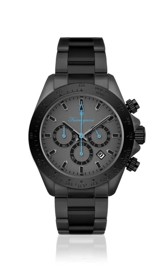 Generico FU074 Orologio da Polso Fumagazzi - Darth Taaak, ø 39 mm, Cinturino Acciaio Solido Spazzolato, Movimento Cronografo, Water Resistant 5 atm