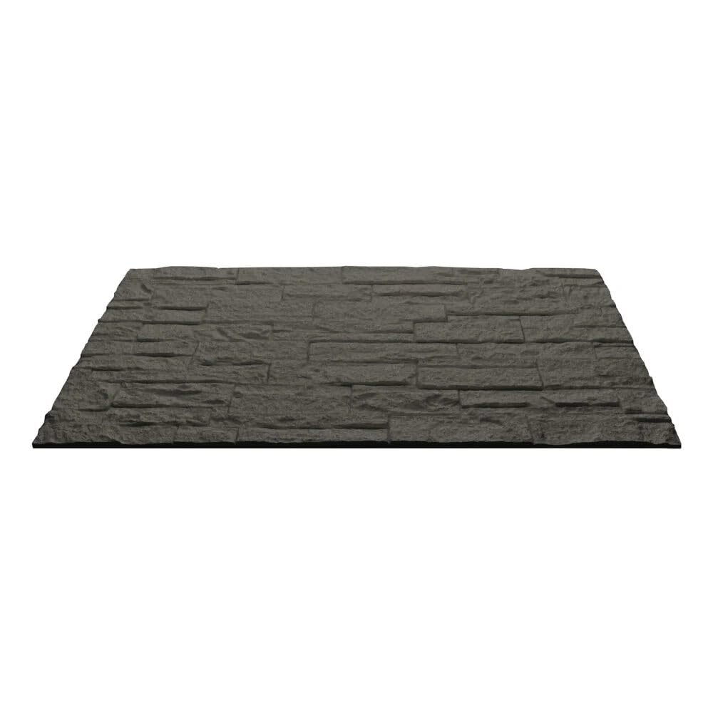DIVINA HOME, Naturale, Pannello Decorativo 3D Effetto Pietra, PU, Moderno, 18 kg, 120 x 60 x 2,5 cm, 8,6 m², Set 12 Pezzi, Grigio Ardesia