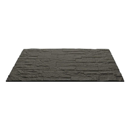 DIVINA HOME, Naturale, Pannello Decorativo 3D Effetto Pietra, PU, Moderno, 18 kg, 120 x 60 x 2,5 cm, 8,6 m², Set 12 Pezzi, Grigio Ardesia