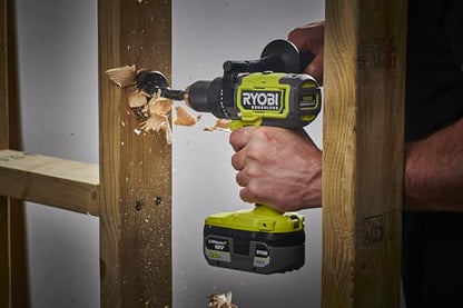 Ryobi RPD18BL2-0, Trapano a Percussione 18V ONE+ Brushless, Trapano con Mandrino Autoserrante 13mm, 3 Modalità di Lavoro, 2 Tipologie di Velocità, Compatto e Leggero, Luce LED, Batteria non Inclusa