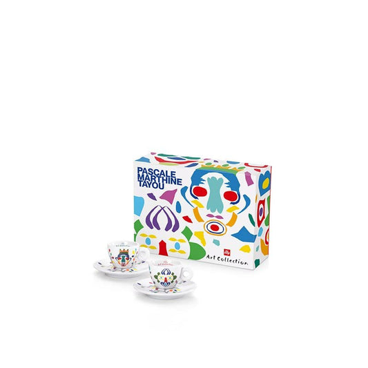 illy Art Collection Pascale Marthine Tayou 2 Tazze da Caffè Espresso Numerate Firmate