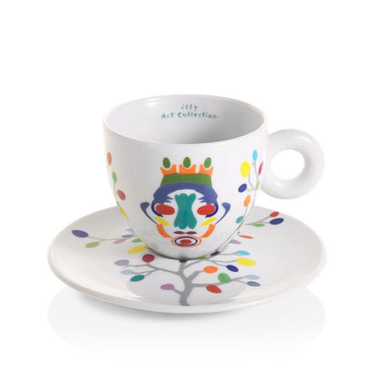 Illy Art Collection Pascale Marthine Tayou 2 Tazze da Cappuccino Numerate Firmate