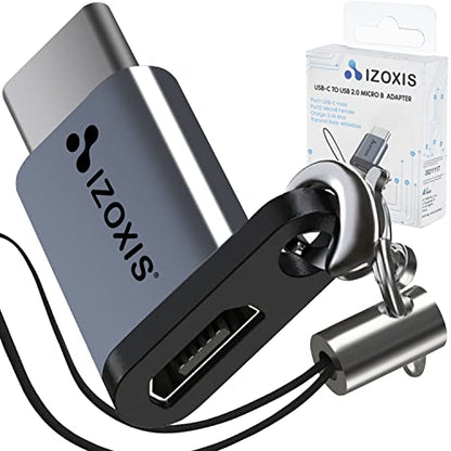 Izoxis Adattatore USB tipo C a Micro USB 2 ricarica trasferimento dati 18933
