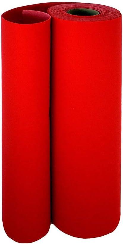 DIVINA HOME Tappeto Moquette Guida passatoia per Interno Esterno Rossa H 1 x 30 mt