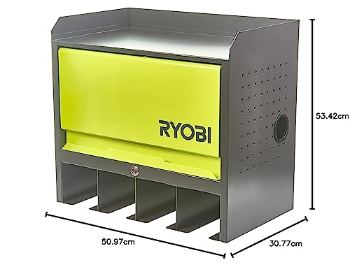 RYOBI RHWS-01 - Wall cabinet with door, yellow, grey, small