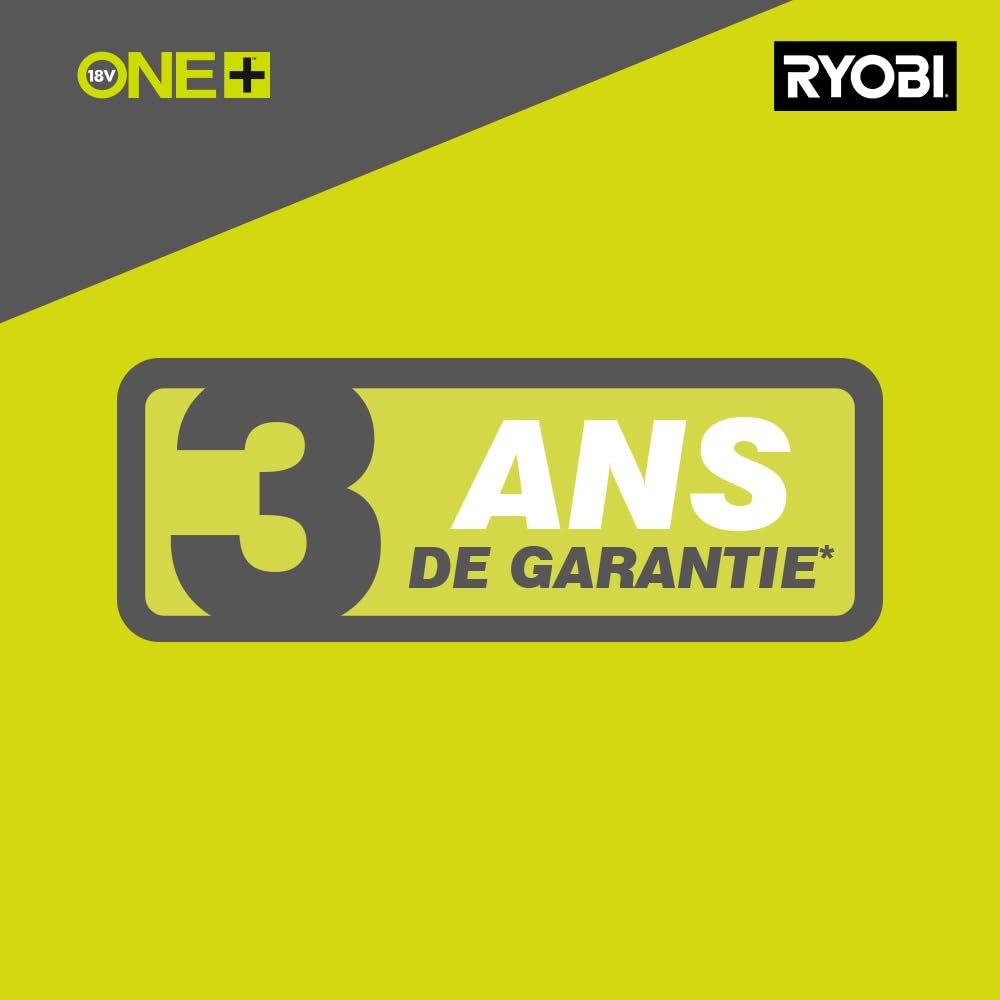 Ryobi RY18LMX40C-150 Rasaerba a Batteria 18V ONE+, Larghezza di Taglio 40 cm, Motore Brushless, Batteria 5.0 Ah Inclusa