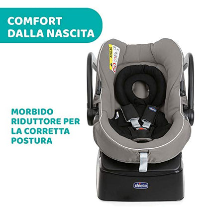Chicco Trio Activ3 Passeggino Trio 3In1 Sistema Modulare Con Car Kit, Passeggino 3 Ruote, Navicella Neonato E Seggiolino Auto Gruppo 0+, Con Chiusura Pieghevole, Beige, ‎113 x 121.5 x 64 cm, 23.2 Kg