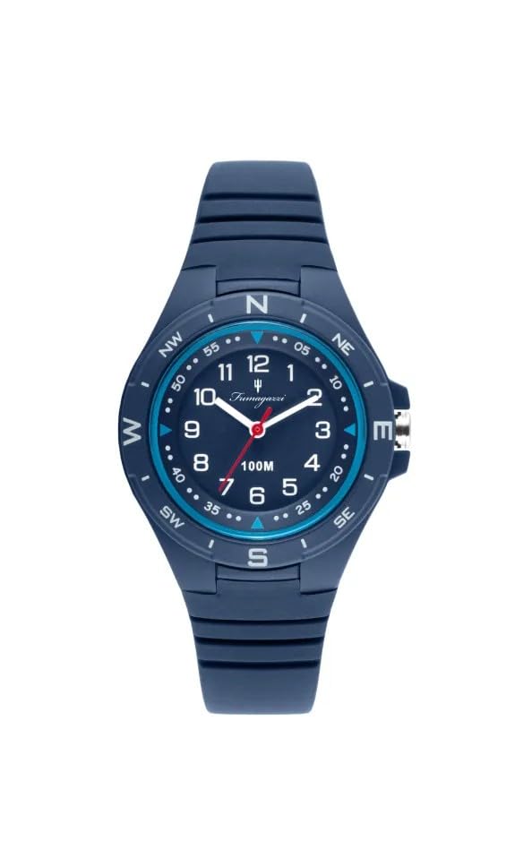 Generico FU216 Orologio da Polso Fumagazzi - IlBimbo, ø 34 mm, Cinturino in Silicone Bu, Movimento al Quarzo, Water Resistant 10 atm