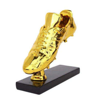 Trofeo Scarpa d'oro in Resina 20 cm | Coppa per Tornei Vincitore Capocannoniere Miglior Giocatore