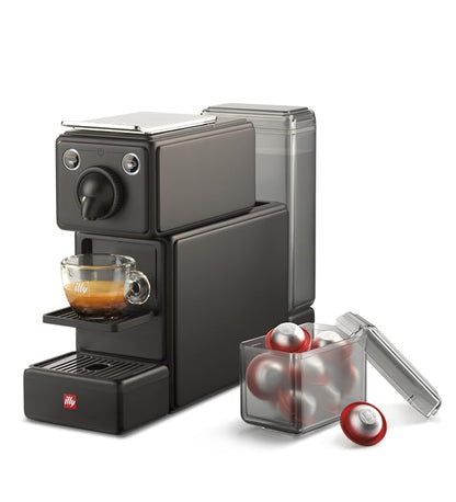 ILLY 60619 X3 Macchina da Caffè a Capsule X-CAPS, Colore Nero Opaco