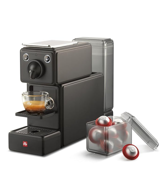 ILLY 60619 X3 Macchina da Caffè a Capsule X-CAPS, Colore Nero Opaco