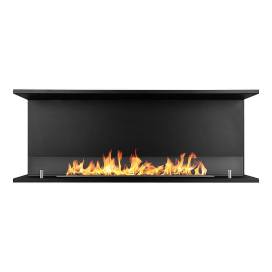 Divina Fire Camino a bioetanolo da Incasso Trifacciale biocamino a 3 Lati Aperti 120x50 Trevi 120