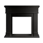 Cornice per camino rivestimento in legno L110xP36xH100 Cambridge Nero