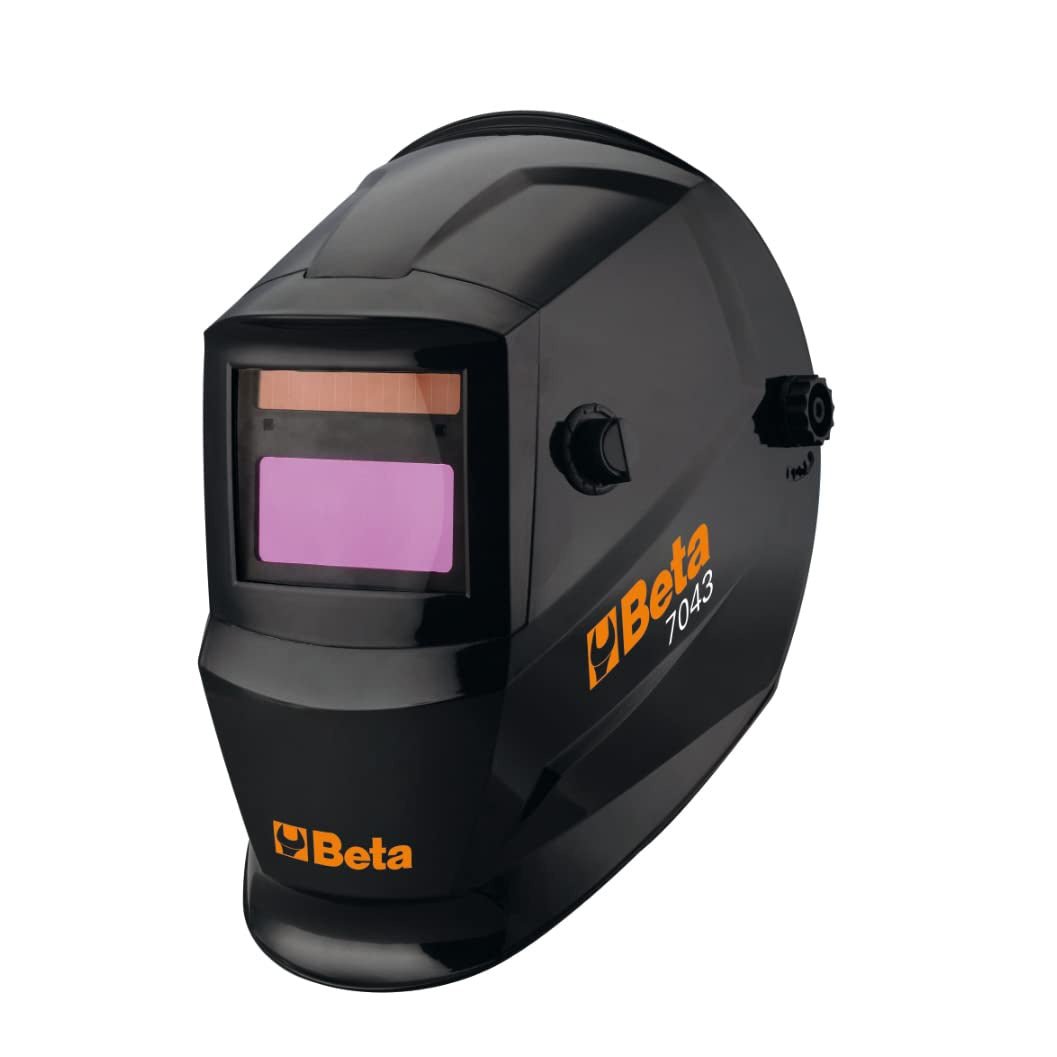 Beta 7043LCD Maschera LCD ad oscuramento automatico, per saldatura ad elettrodo; MIG/MAG; TIG e plasma. Alimentazione a celle solari