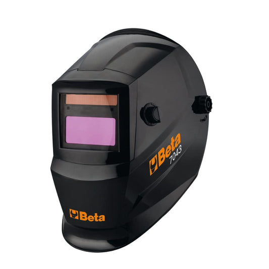 Beta 7043LCD Maschera LCD ad oscuramento automatico, per saldatura ad elettrodo; MIG/MAG; TIG e plasma. Alimentazione a celle solari