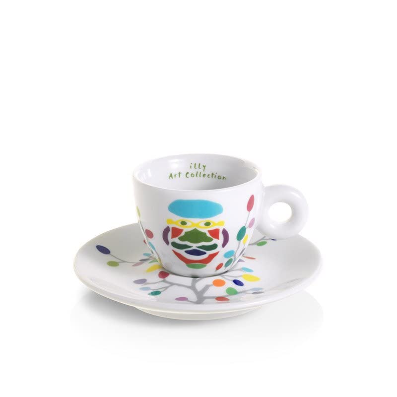 Illy Art Collection Pascale Marthine Tayou 6 Tazze da Caffè Espresso Numerate Firmate