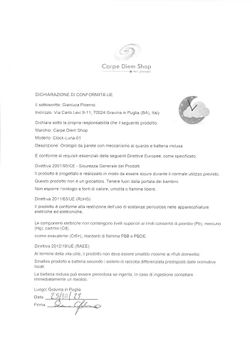 Orologio da Parete Luna e Nuvola in Legno e Plexiglass, Personalizzabile con Nome e Testo, 30x38 cm, Decorativo per Cameretta, Alimentato a Batteria