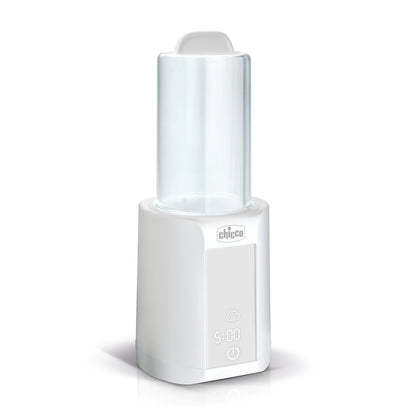 Chicco Scalda Pappa e Scaldabiberon per Neonato 2in1, Funzione Timer e Scongelamento, Funzione Sterilizzazione, anche per Vasetti e Latte Materno, Multifunzione, Bianco