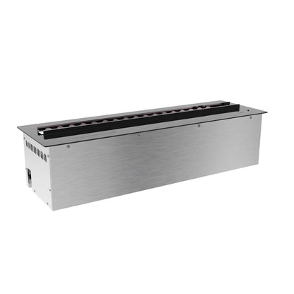 Divina Fire Camino Elettrico a Vapore Acqueo 3D App bruciatore Inserto da Incasso 75 PRO-Line