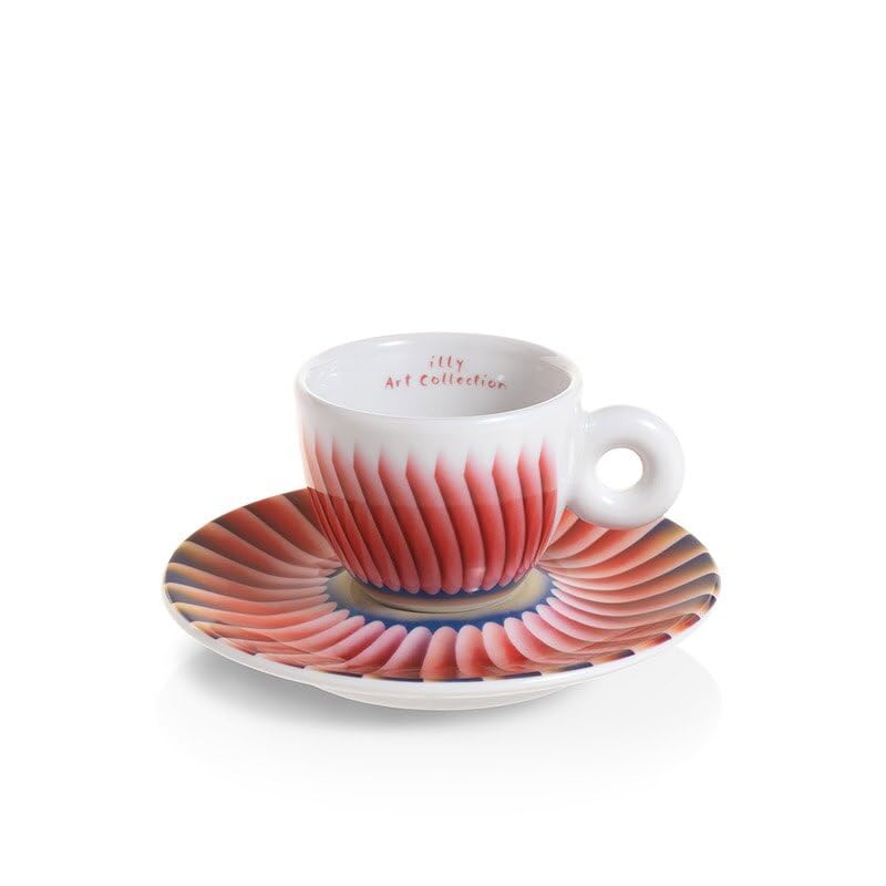 illy ART COLLECTION 24624 Judy Chicago 2 tasses à expresso numérotées et signées