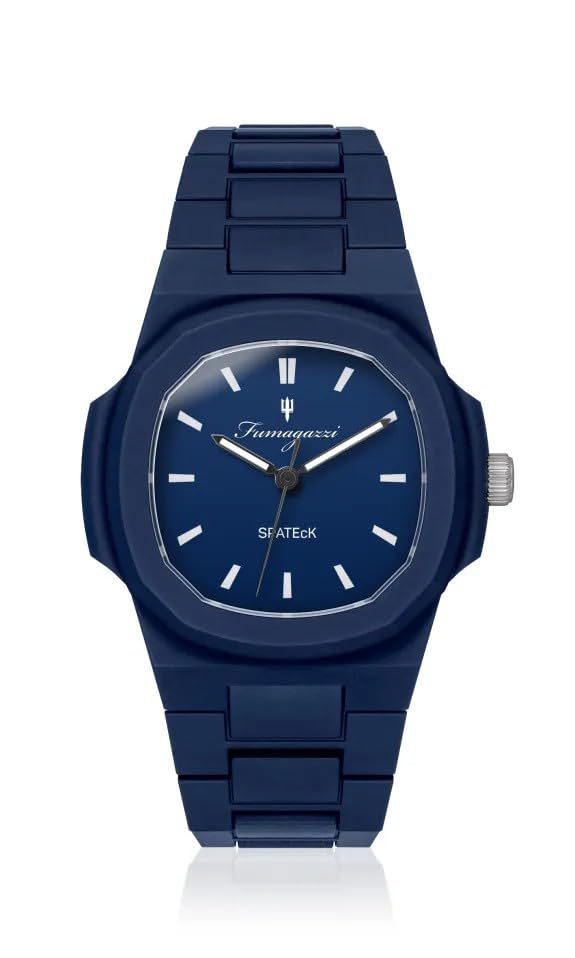 Generico FU323 Orologio da Polso Fumagazzi - SpateckLe Bleu Cazzé ø 40 mm, Cinturino ABS Blu, Movimento al Quarzo