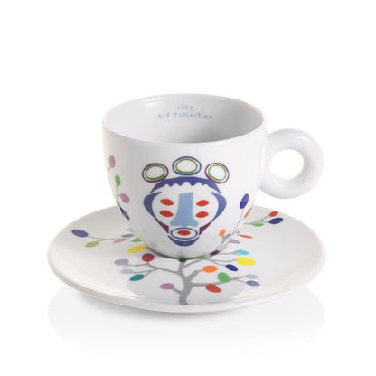illy Art Collection Pascale Marthine Tayou 6 Tazze Cappuccino Numerate Firmate
