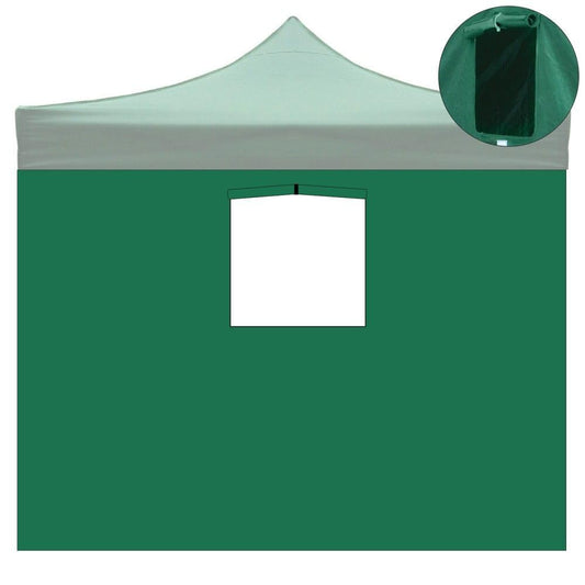 Divina Garden Telo Laterale con Finestra Gazebo 3x3mt Tessuto Oxford 600D Impermeabile 9004/3