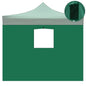 Divina Garden Telo Laterale con Finestra Gazebo 3x3mt Tessuto Oxford 600D Impermeabile 9004/3