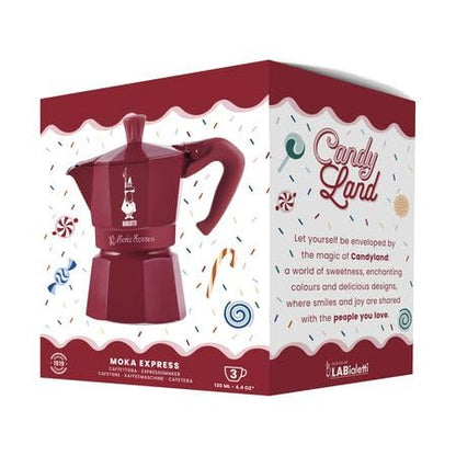 Bialetti Moka Express Candyland Rossa 1 Tazza o 3 Tazze