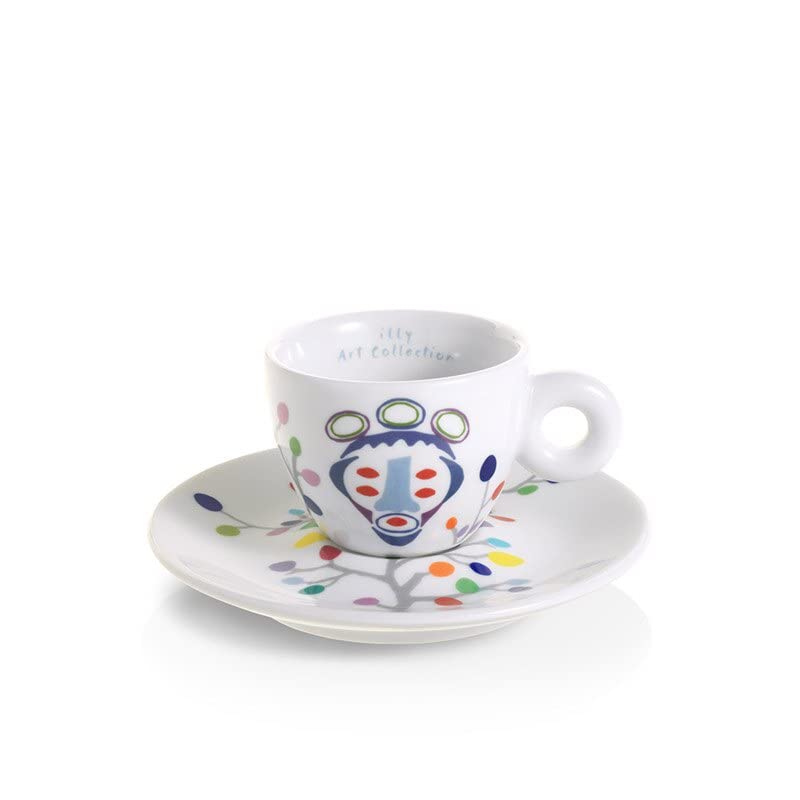 Illy Art Collection Pascale Marthine Tayou 6 Tazze da Caffè Espresso Numerate Firmate