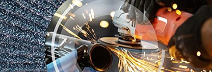 Beta 11204A - Dischi abrasivi lamellari per smerigliatrici con tela abrasiva allo zirconio, 10 unità, diametro 115 mm, spessore 40 mm e foro da 22, 23 mm