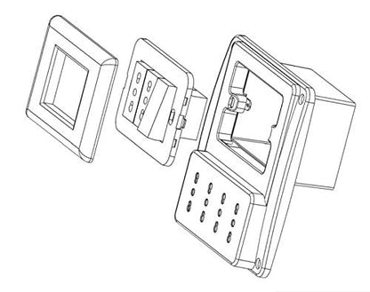 ROSI RS94130 Emilia Smart Multipresa da Parete Bianco 4 Prese Bivalente 16A 250V